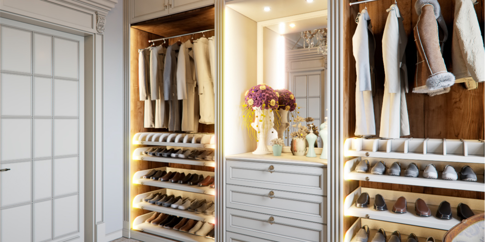 Luxury Walk In Wardrobes