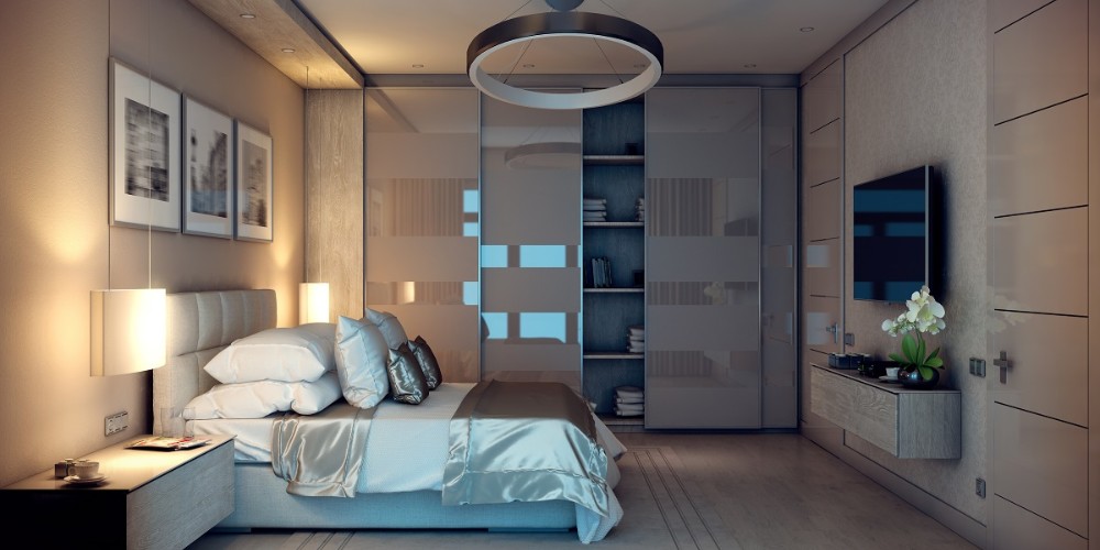 High Gloss Sliding Wardrobes