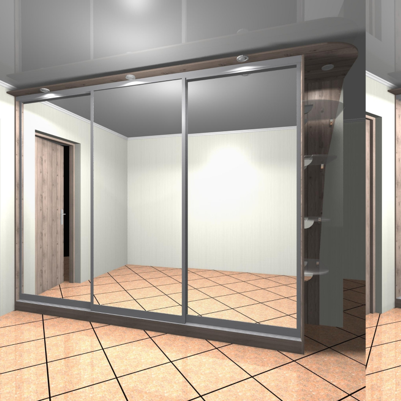 Bespoke Mirrored Sliding Wardrobe