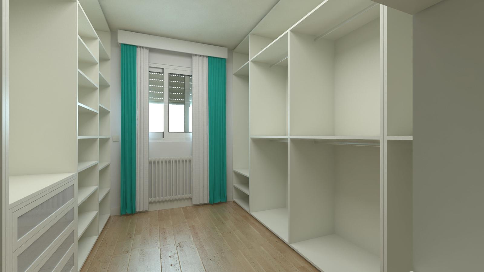 Crystal White Open Units Fitted With Shelves and Railings