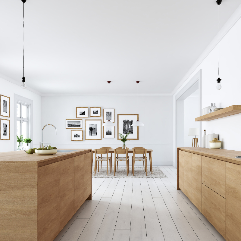 Scandinavian Style Bespoke Kitchen
